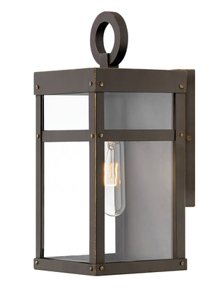 Porter Small Wall Mount Lantern in Oil Rubbed Bronze