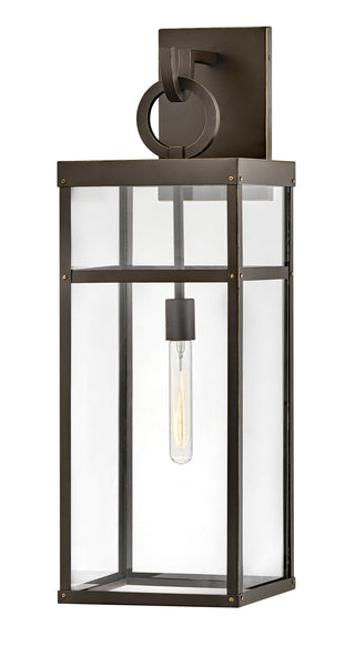 Porter Large Wall Mount Lantern in Oil Rubbed Bronze