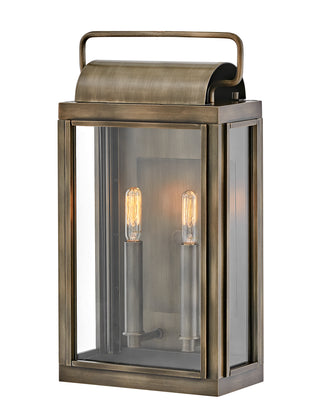 Sag Harbor Medium Wall Mount Lantern in Burnished Bronze