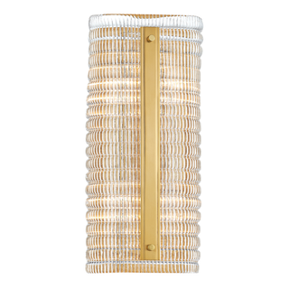 Athens Wall Sconce with Aged Brass Finish