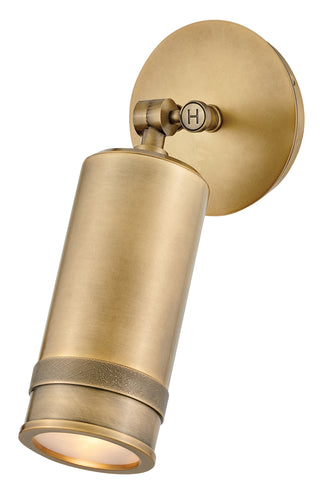Pratt Small Wall Mount Lantern in Heritage Brass