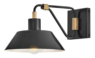 Brewster Small Wall Mount Barn Light in Black Oxide