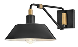 Brewster Medium Wall Mount Barn Light in Black Oxide