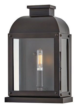 Tiverton Small Wall Mount Lantern in Dark Oxidized Brass