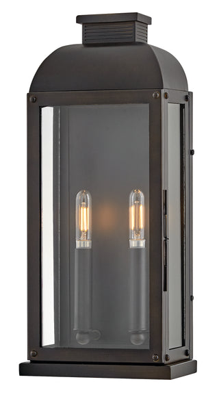 Tiverton Medium Wall Mount Lantern in Dark Oxidized Brass