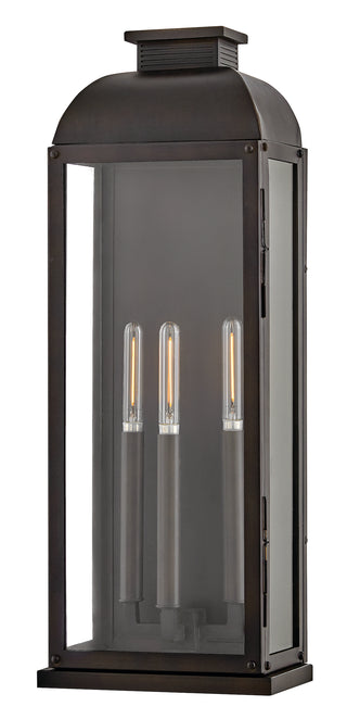Tiverton Large Wall Mount Lantern in Dark Oxidized Brass
