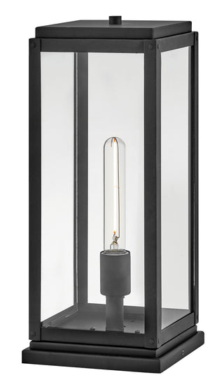 Max Medium Pier Mount Lantern in Black