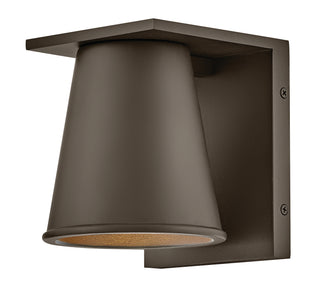 Hans Extra Small Wall Mount Lantern in Architectural Bronze