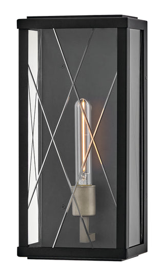 Monte Medium Wall Mount Lantern in Black