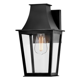 Georgetown Small Wall Mount Lantern in Black