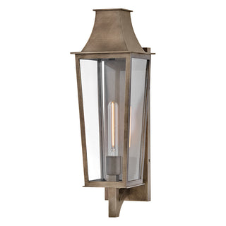 Georgetown Large Wall Mount Lantern in Burnished Bronze