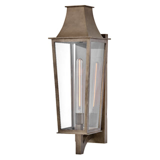 Georgetown Large Wall Mount Lantern in Burnished Bronze