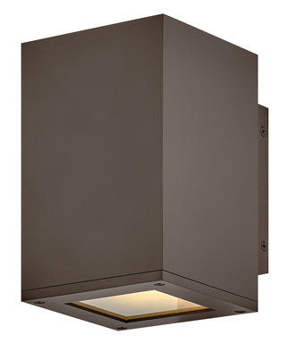Tetra Small Downlight Wall Mount Lantern in Architectural Bronze