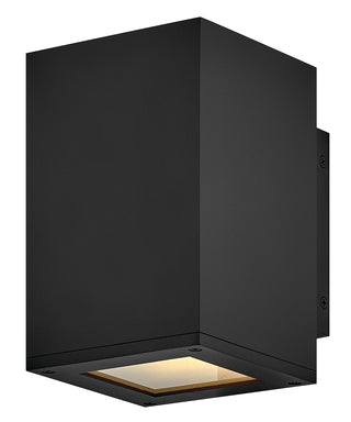 Tetra Small Downlight Wall Mount Lantern in Black