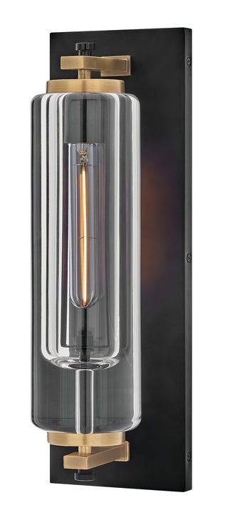 Lourde Medium Wall Mount Lantern in Black