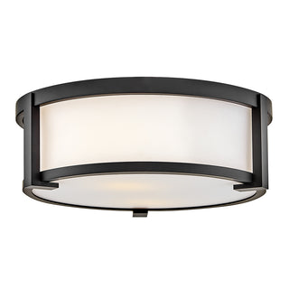 Lowell Small Flush Mount in Black
