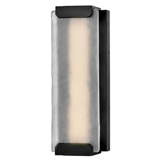 Zayde Medium Wall Mount Lantern in Black
