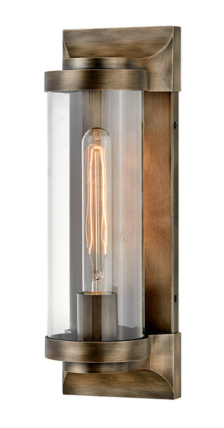 Pearson Medium Wall Mount Lantern in Burnished Bronze
