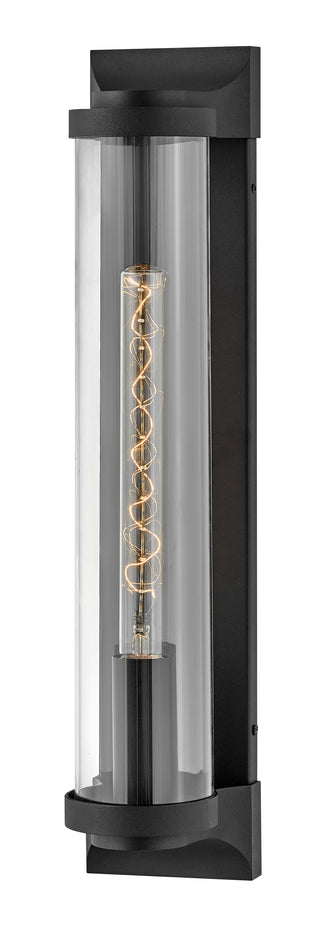Pearson Large Wall Mount Lantern in Textured Black
