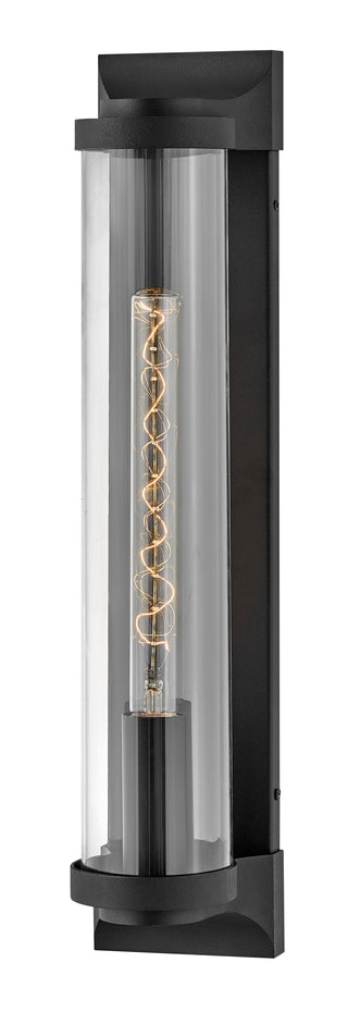 Pearson Large Wall Mount Lantern in Textured Black