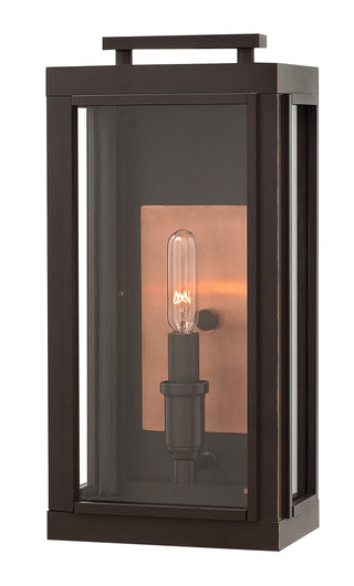 Sutcliffe Medium Wall Mount Lantern in Oil Rubbed Bronze