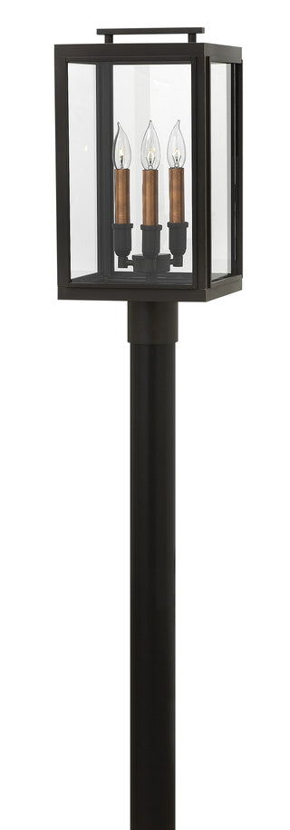 Sutcliffe Medium Post Mount Lantern in Oil Rubbed Bronze