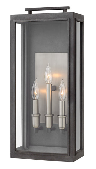 Sutcliffe Large Wall Mount Lantern in Aged Zinc
