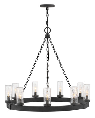 Sawyer Medium Single Tier Chandelier in Black