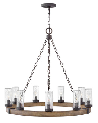 Sawyer Medium Single Tier Chandelier in Sequoia