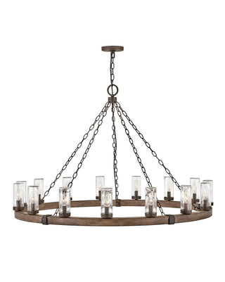 Sawyer Large Single Tier Chandelier in Sequoia