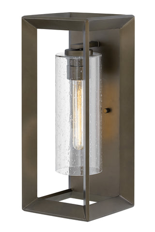 Rhodes Medium Wall Mount Lantern in Warm Bronze