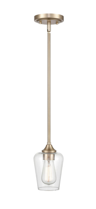 Ashford 1-Light Mini-Pendant - Modern Gold