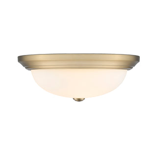 3-Light Flushmount Ceiling Light Modern Gold