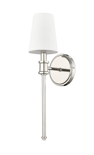 1-Light Wall Sconce Polished Nickel