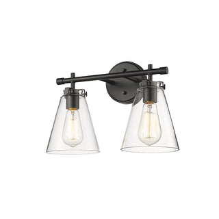 Aliza 2-Light Vanity Matte Black