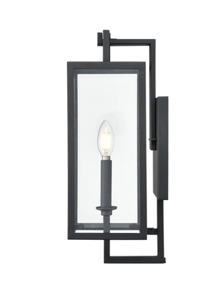 Lamont 1-Light Outdoor Wall Sconce Textured Black