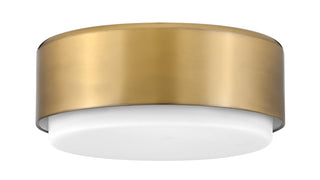 Cedric Small Flush Mount in Lacquered Brass