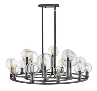 Alchemy Large Single Tier Chandelier in Black