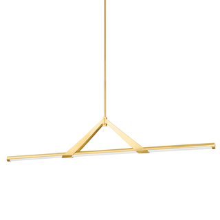 Jonas Linear with Aged Brass Finish