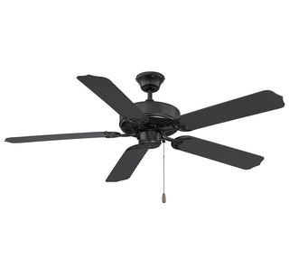 Meridian - M2020MBK - 52" Outdoor Ceiling Fan - Nomad - Matte Black