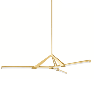 Jonas Chandelier with Aged Brass Finish