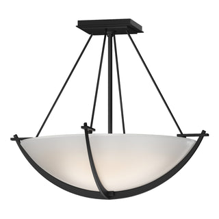Hubbardton Forge - 124555-SKT-10-GG0020 - Compass Small Semi-Flush - Compass - Black