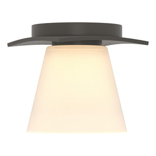 Hubbardton Forge - 126601-SKT-07-GG0242 - Wren Flush Mount - Wren - Dark Smoke