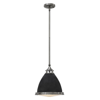 Amelia Medium Pendant in Aged Zinc