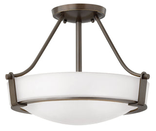 Hathaway Medium Semi-Flush Mount in Olde Bronze