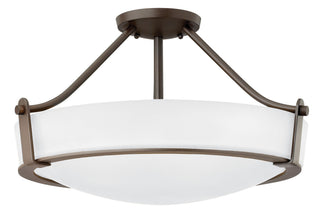 Hathaway Medium Semi-Flush Mount in Olde Bronze