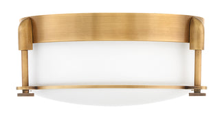 Colbin Small Flush Mount in Heritage Brass