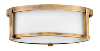 Lowell Small Flush Mount in Brushed Bronze