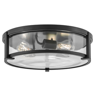 Lowell Medium Flush Mount in Black
