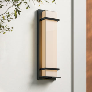 Outdoor Wall Sconce LED Powder Coated Black